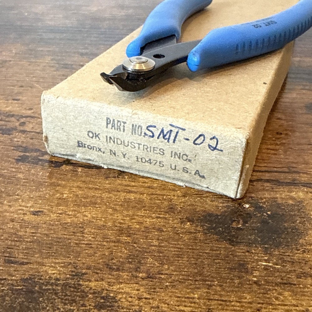 OK Industries SMT‑02 Precision Pliers – NEW IN BOX – MADE IN ITALY SMT/SMD TooL